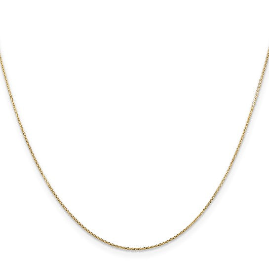 14K Yellow Gold Cable Link 18 ", Weight ,Gold Chain