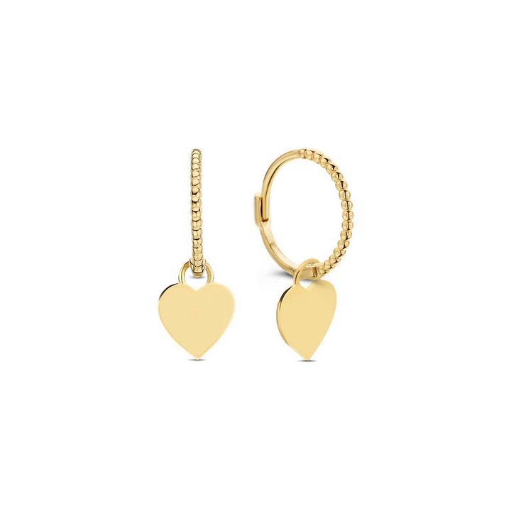 14K Yellow Gold Small Hoop Gold Earrings