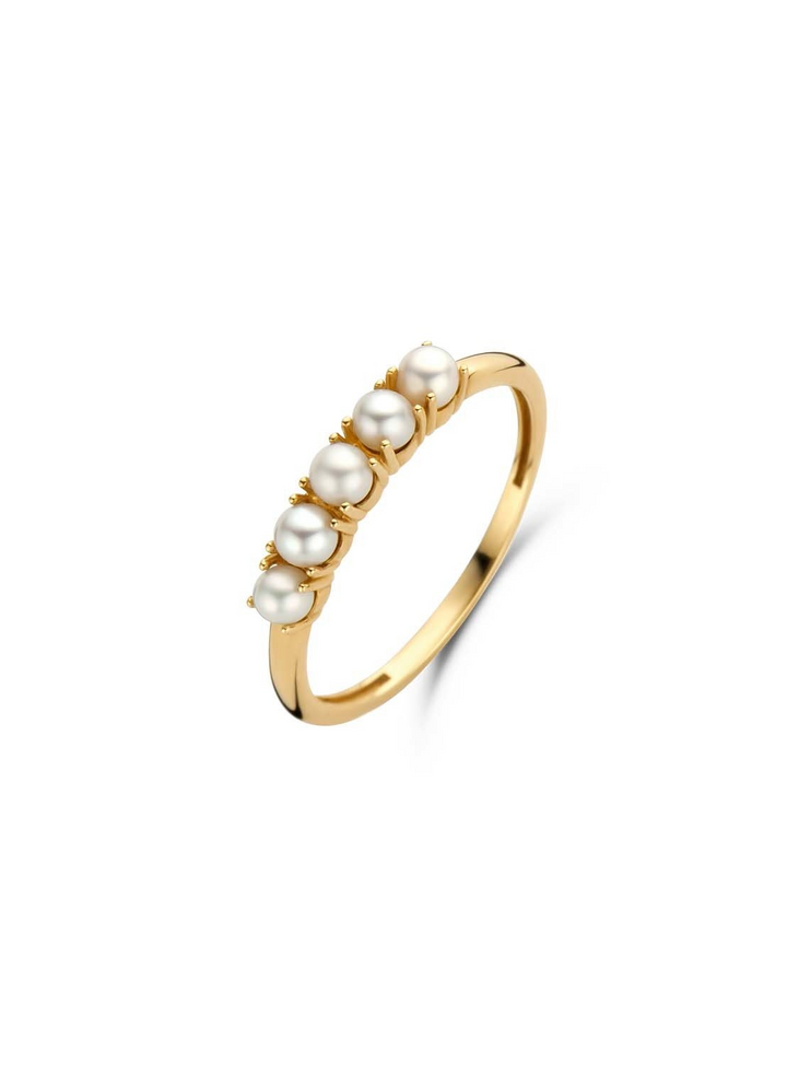 14K Yellow Gold Pearl Ring MM.