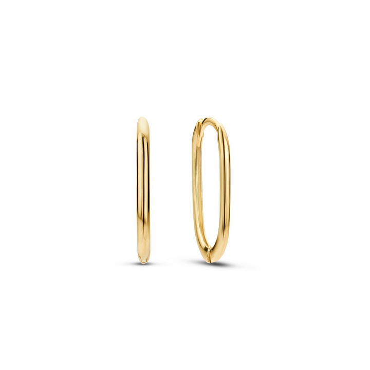 14K Yellow Gold Small Hoop Gold Earrings