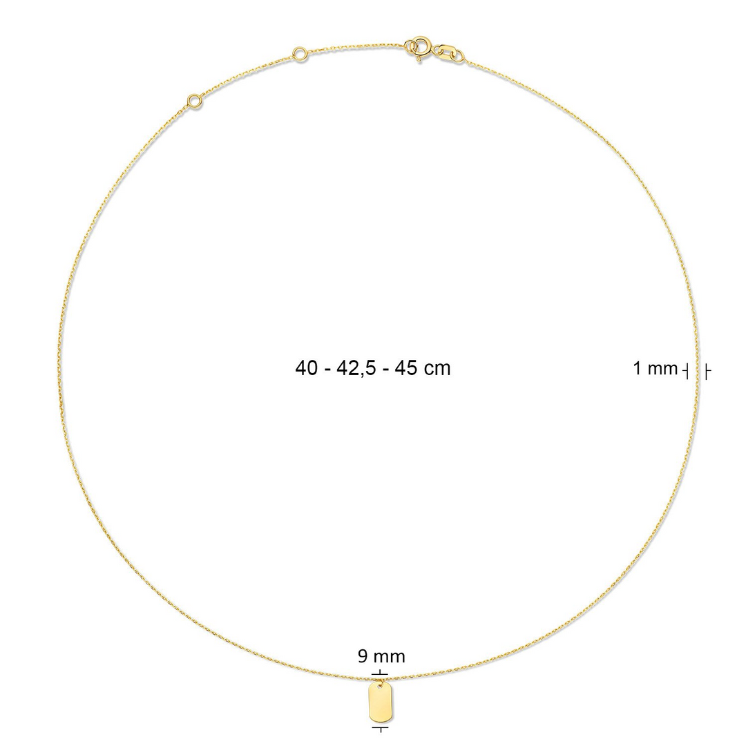 14K Yellow Gold Cable Link 18 ", Weight ,Gold Chain