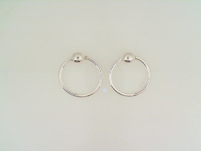 Sterling Silver Small Hoop Silver Earrings