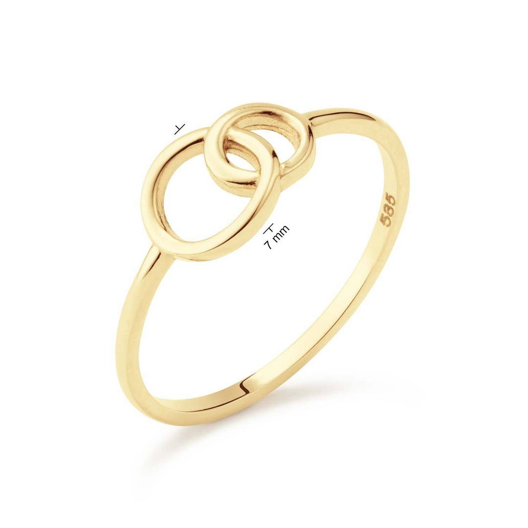 Women's 14K Yellow Gold Size 8 , Fashion Ring