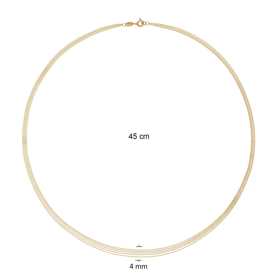 14K Yellow Gold Cable Link 18 ", Weight ,Gold Chain