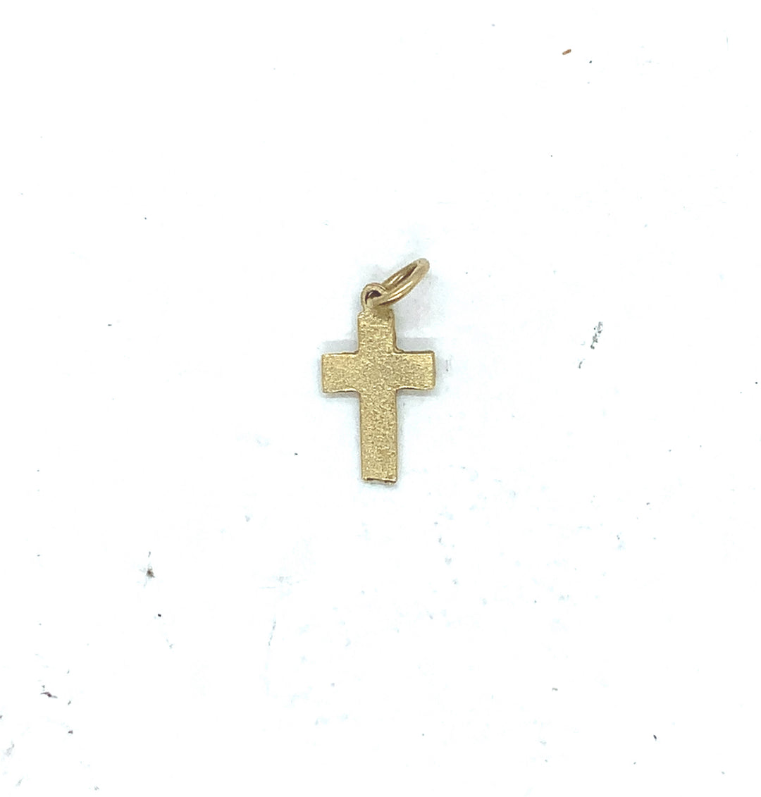 10K Yellow Gold Cross, Weight 0.6 Grams, Gold Pendant