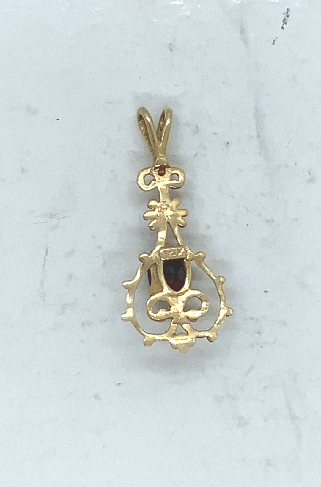 14K Yellow Gold , Weight 1.1 Grams, Gold Pendant