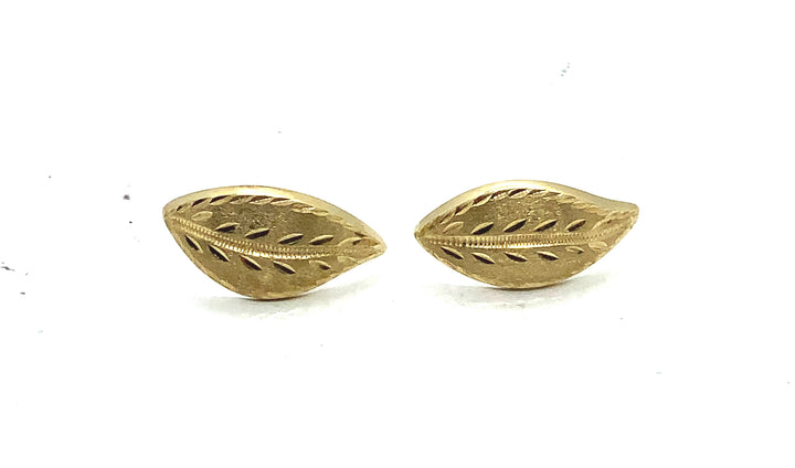 10K Yellow Gold Stud Gold Earrings