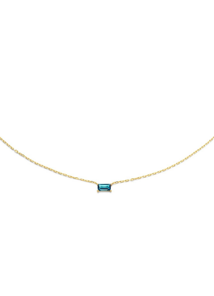 14K Yellow Gold Gemstone Pendant CTW.