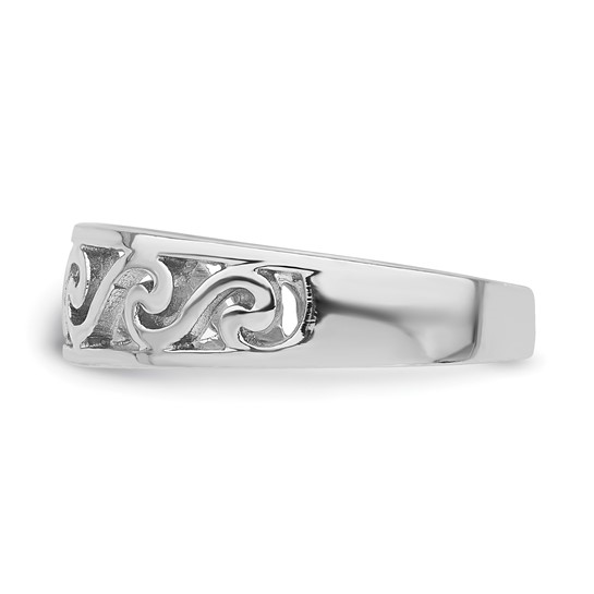 Women's Sterling Silver Wave Size 7 , Fashion Ring