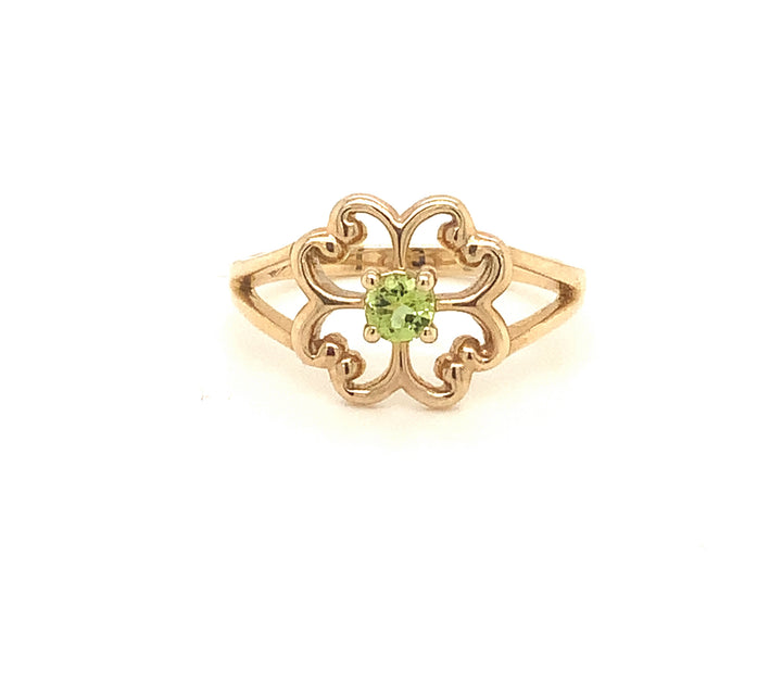 10K Yellow Gold Gemstone ring CTW.