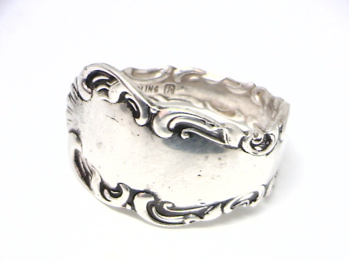 Women's Sterling Silver Spoon Size 11 , Fashion Ring