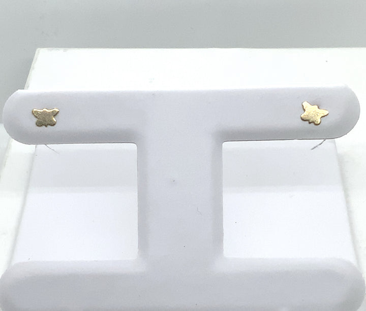 10K Yellow Gold Stud Gold Earrings