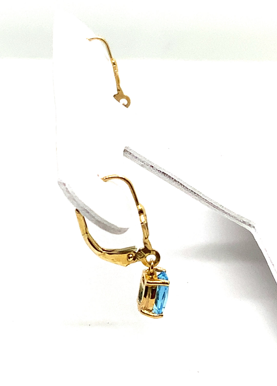 10K Yellow Gold Dangle Gold Earrings