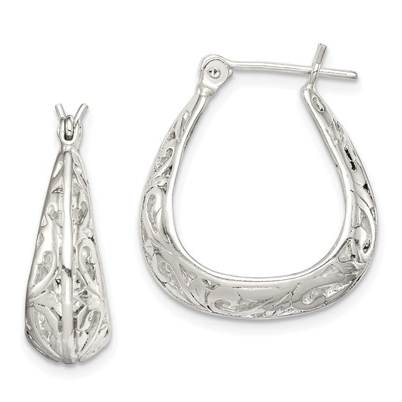 Sterling Silver Small Hoop Silver Earrings