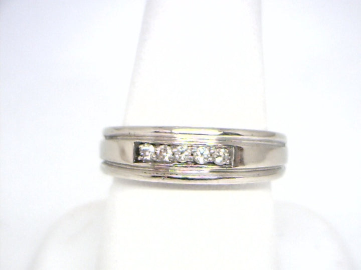 Diamond Wedding Bands  -  Men'