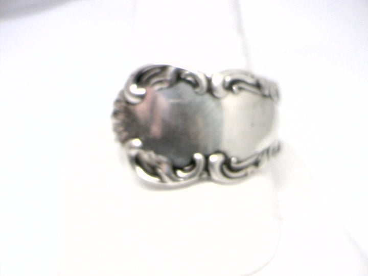 Women's Sterling Silver Spoon Size 11 , Fashion Ring