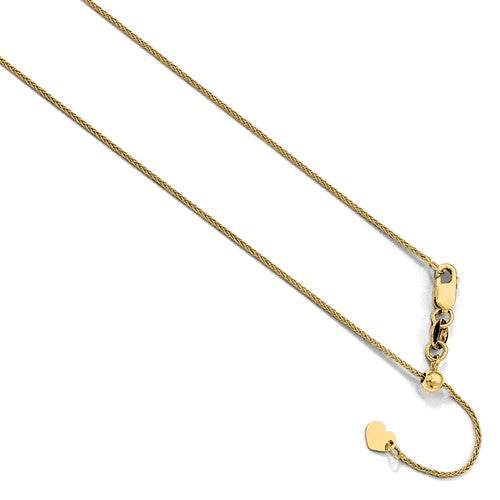 10K Yellow Gold Wheat 22 ", Weight ,Gold Chain