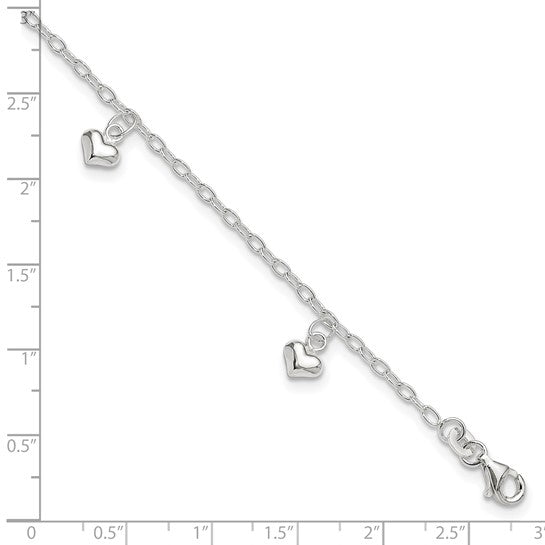 Sterling Silver Rolo 9 ", Weight ,Silver Bracelet