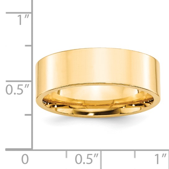 Gold Wedding Bands  -  Men'