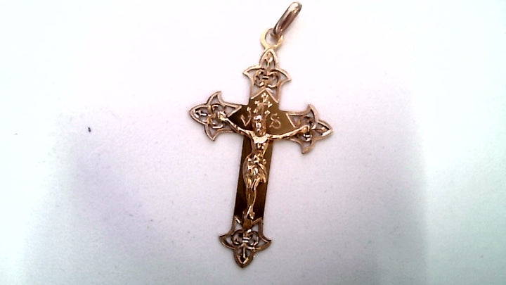 10K Yellow Gold Cross, Weight 2.2 Grams, Gold Pendant