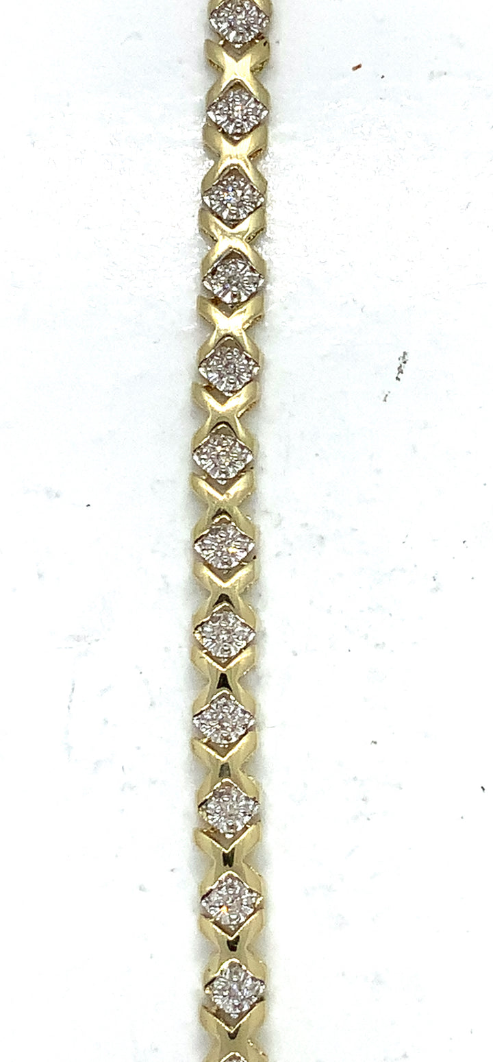 14K Yellow Gold 7.5 ", Weight 10.3 Grams, Gold Bracelet