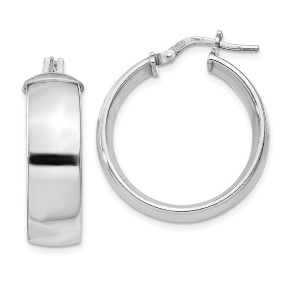 Sterling Silver Small Hoop Silver Earrings