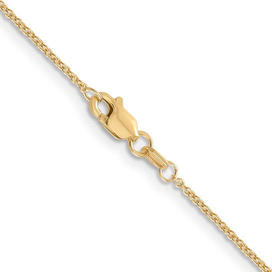 14K Yellow Gold Cable Link 18 ", Weight ,Gold Chain