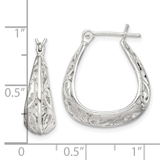 Sterling Silver Small Hoop Silver Earrings