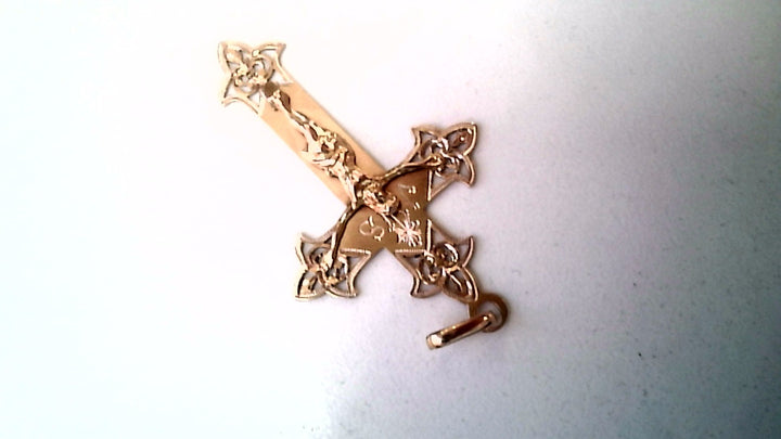 10K Yellow Gold Cross, Weight 2.2 Grams, Gold Pendant