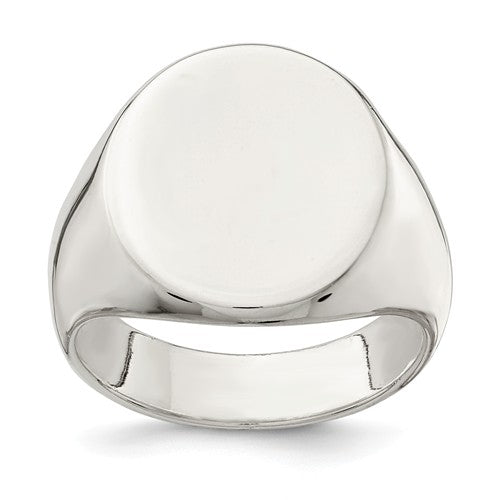 Women's Sterling Silver Signet Size 11 , Fashion Ring