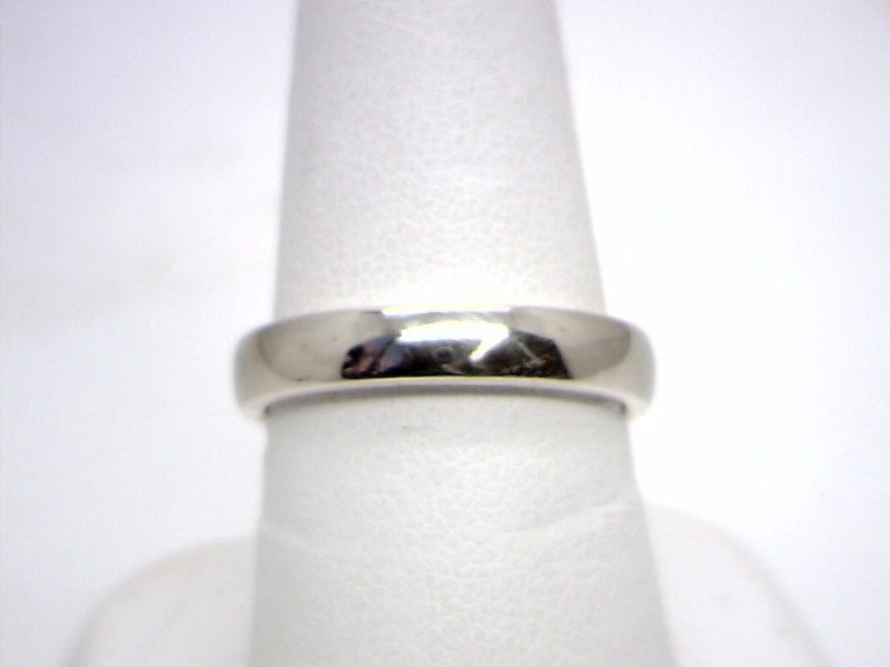 Women's 10K White Gold Comfort Fit Wedding Band