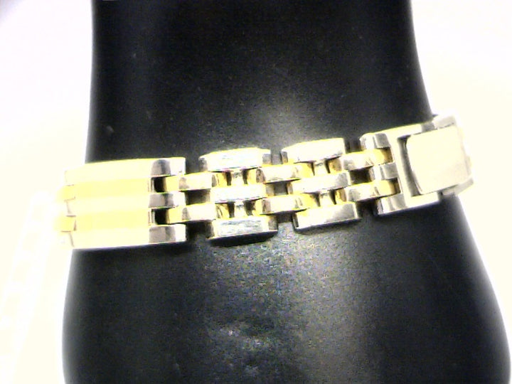 14K Two Tone 8 ", Weight 61.5 Grams, Gold Bracelet