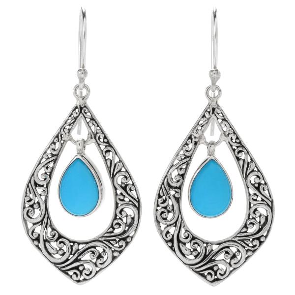 Sterling Silver Drop Silver Earrings